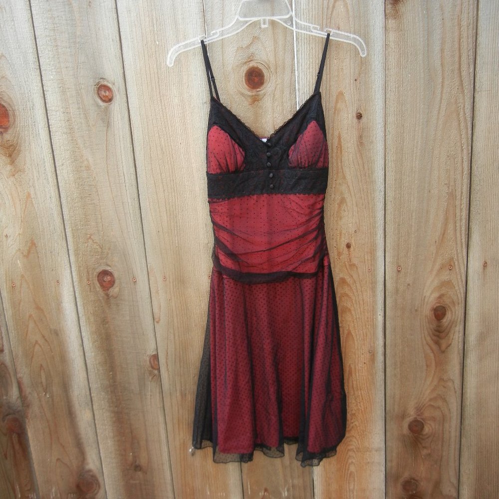 Trixxi Red Lace Dress Med.